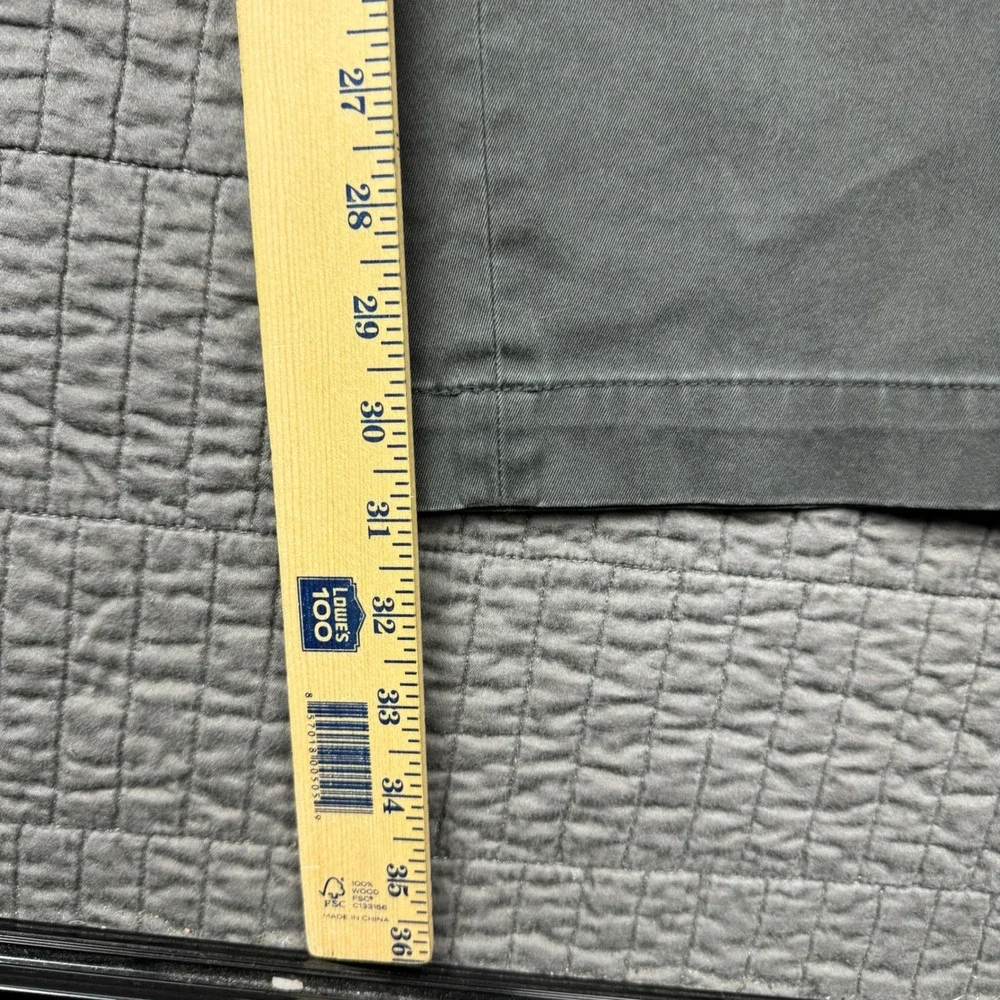 Banana Republic Emerson Straight Fit Chinos Men 35x34 (35x31) Charcoal Gray Pant
